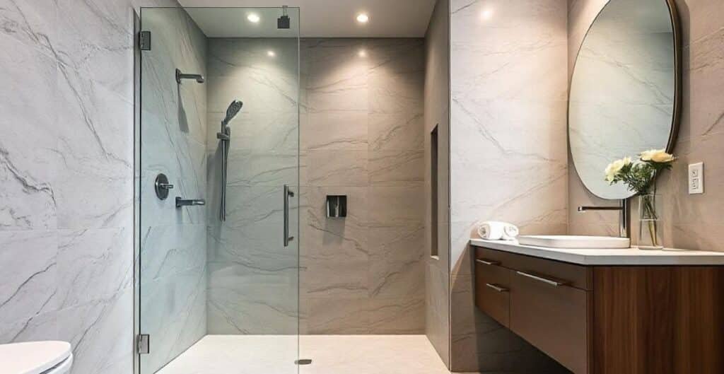 Curbless Entry Walk-In Shower