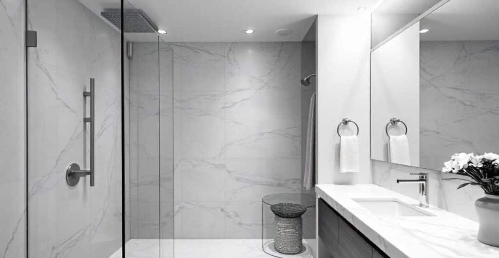 Walk-In Shower with Doorless Design