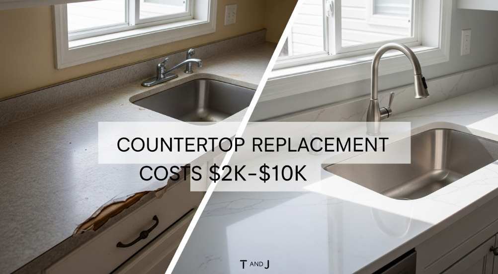 T and J Replace Kitchen Countertop