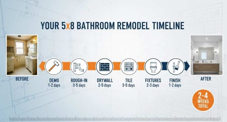 How Long Does a 5x8 Bathroom Remodel Take