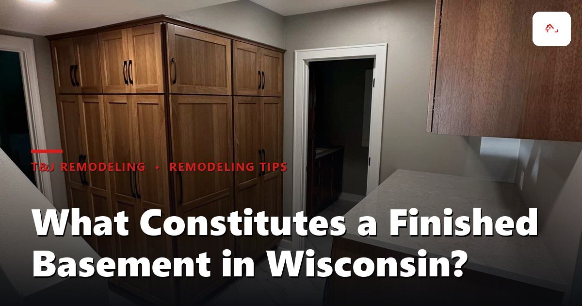 Newly finished Wisconsin basement with drywall walls, LVP flooring, recessed lighting, and a permanent staircase meeting all UDC SPS 321 requirements
