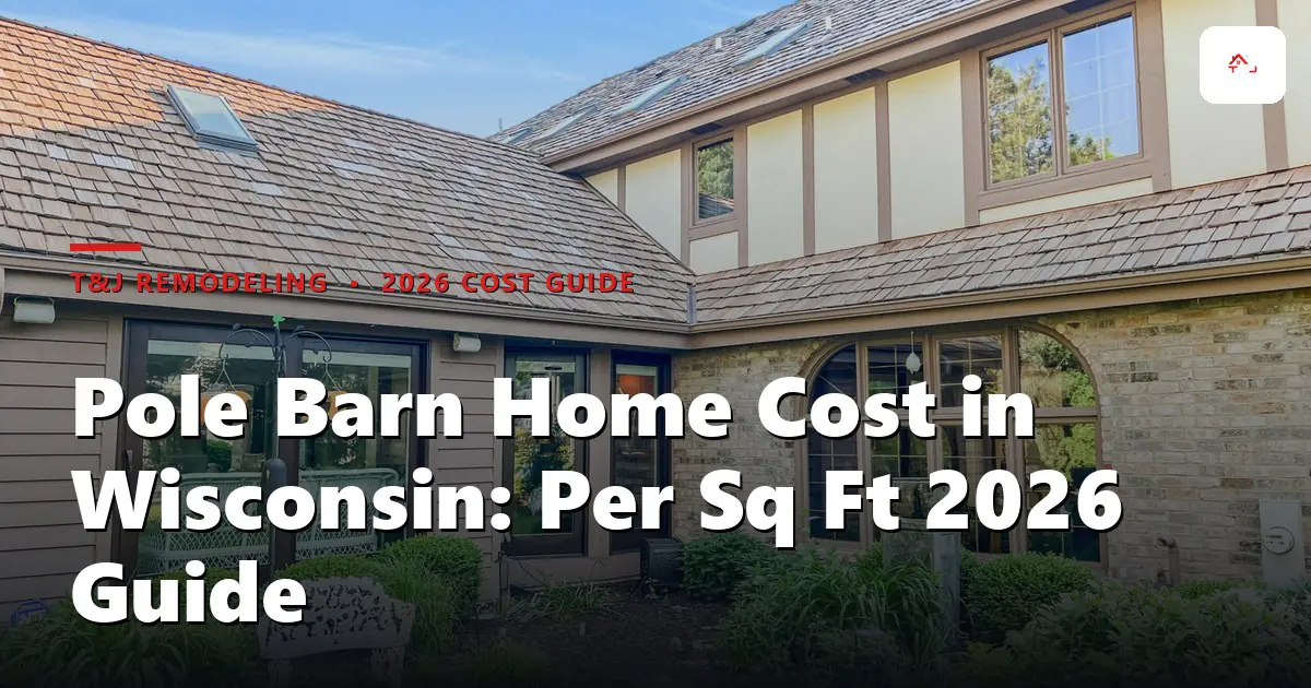Finished 1,500 sqft barndominium interior with open floor plan, residential kitchen, and post-frame structure visible