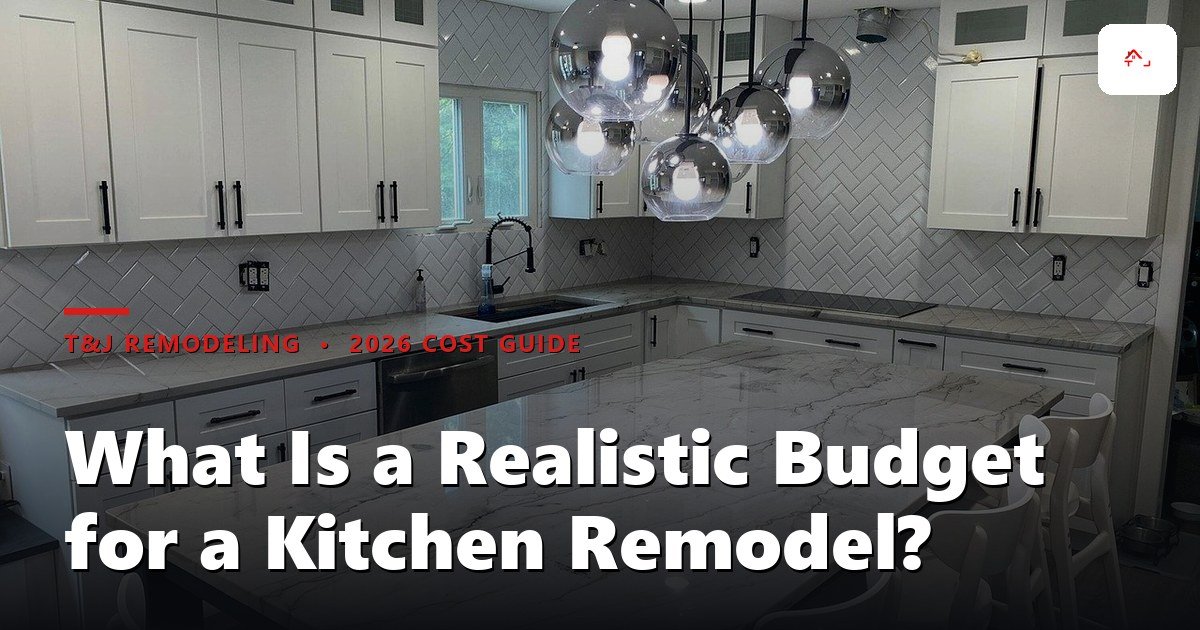 Modern Waukesha County kitchen remodel with white semi-custom cabinets, quartz countertops, and stainless steel appliances