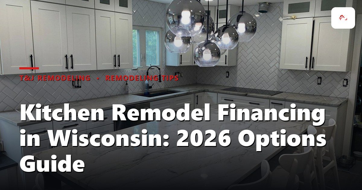Modern kitchen with white shaker cabinets, quartz countertops, and stainless steel appliances in a Waukesha County home