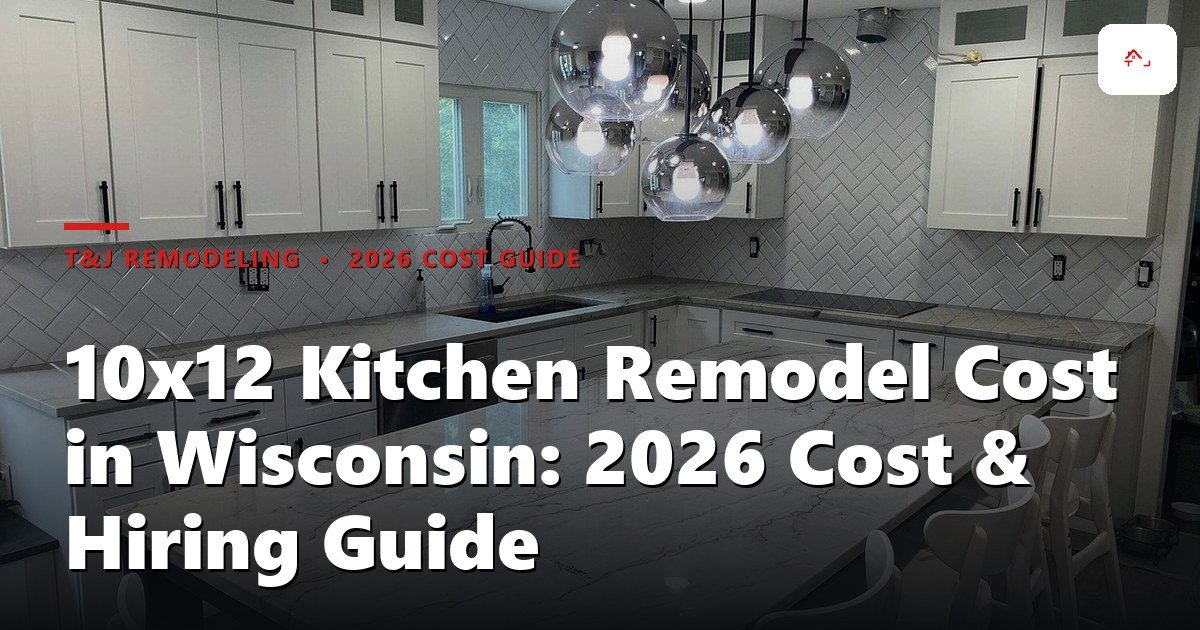 Renovated 10x12 kitchen in a Waukesha County home with white semi-custom cabinets, quartz countertops, and stainless appliances