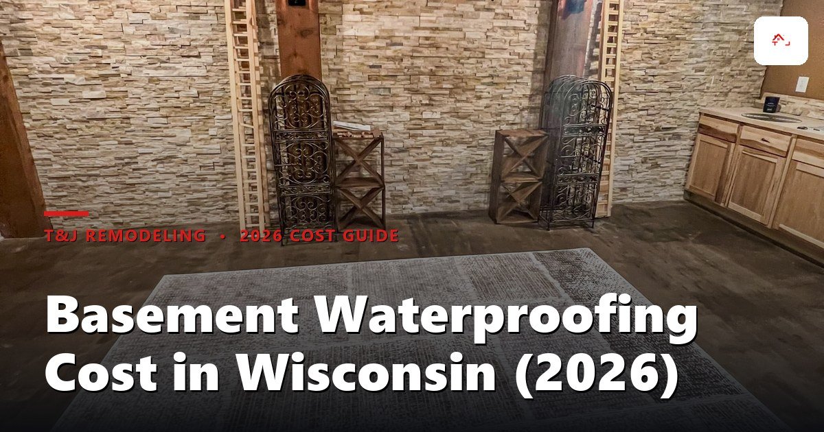 Dry finished basement in a Waukesha County home