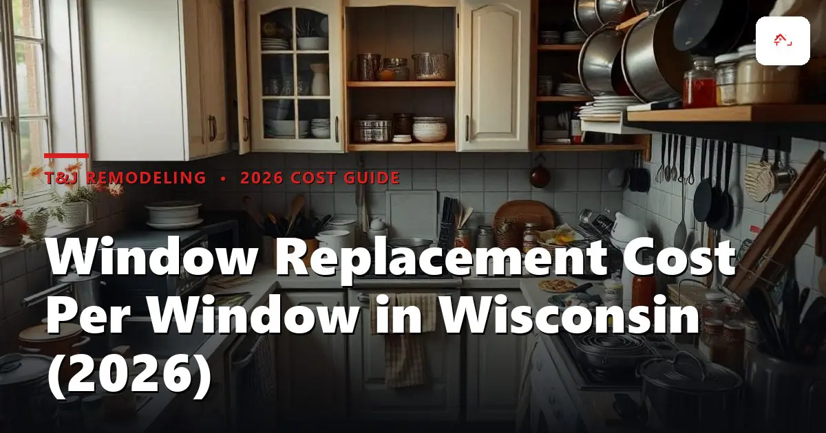 New replacement windows in a Waukesha County home